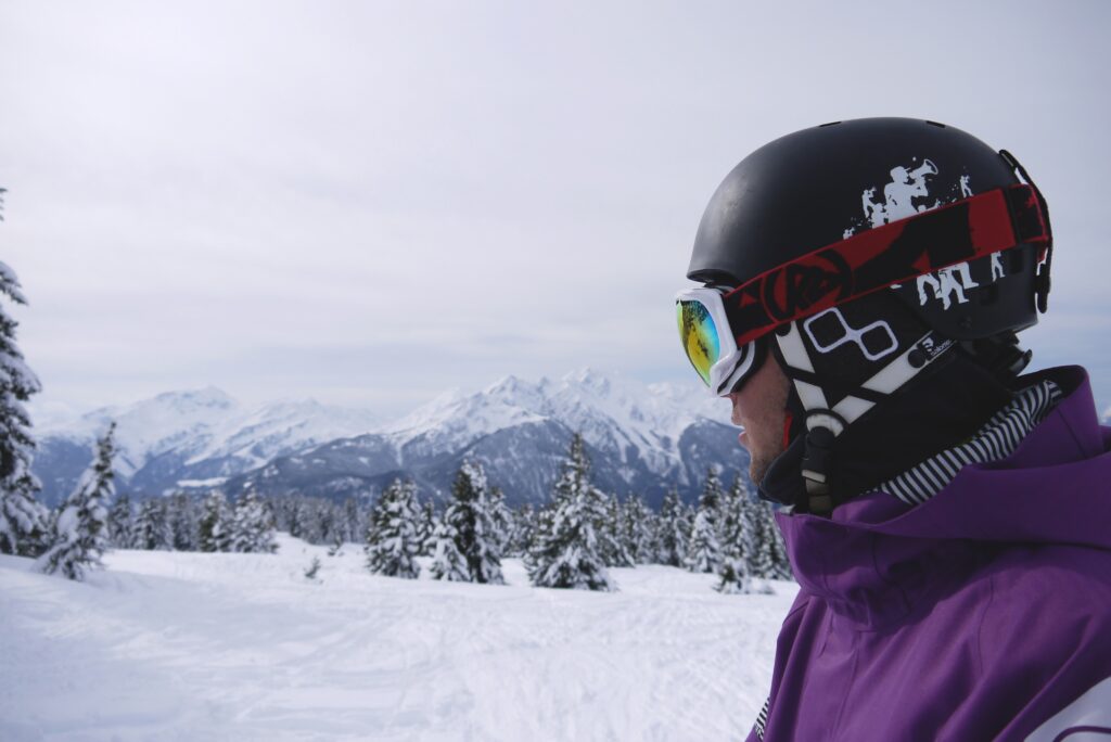 snowboarder on mountain