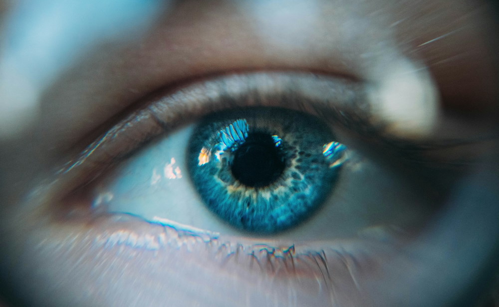 blue eye up close