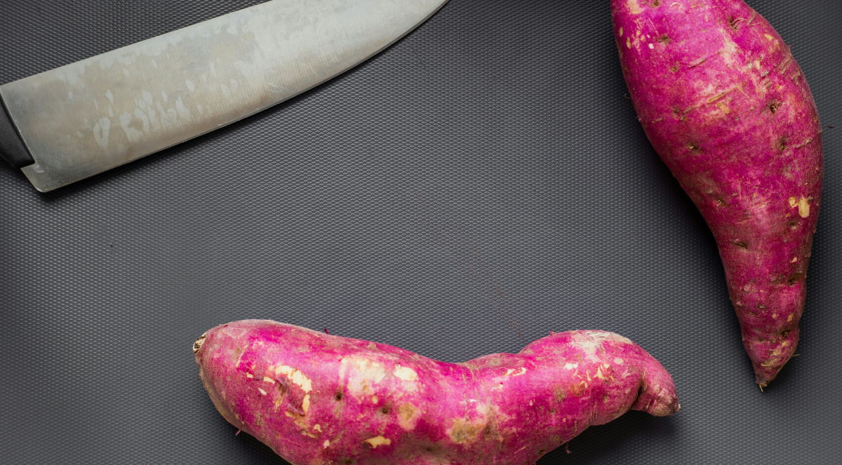 a couple sweet potatoes