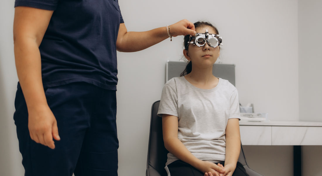 getting vision checked